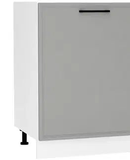 Kuchynské skrinky stojace Kuchynská skrinka Emily D60 PL Dast Grey