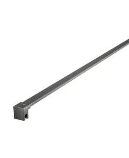 Sprchové dvere Sprchová zástena Walk-in 140 cm SAT vo farbe profilu PVD Gun metal SATBWI140PRGM SATBWI140PRGM