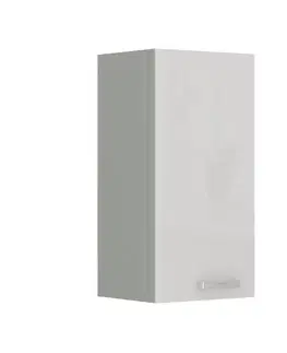 Kuchynské horné skrinky KONDELA Prado 40 G-72 1F horná kuchynská skrinka biela