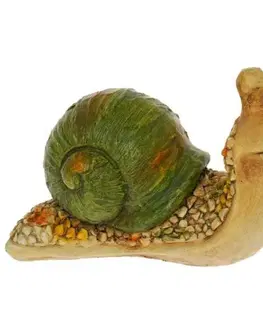 Záhradné lampy Kinekus Postavička slimák, 17x9x13cm, poly