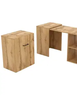 Moderné kancelárske stoly Písací stôl Smart Dub Wotan