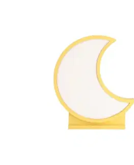 Lampy  LED Detská stolná lampa MOON LED/12W/230V žltá 41-10599
