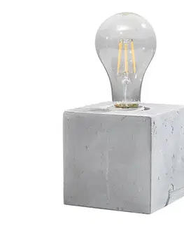 Lampy  Stolná lampa ABEL 1xE27/60W/230V betón SL.0683