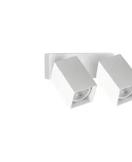 Svietidlá Ideal Lux - LED nástenné bodové svietidlo DYNAMITE 2xGU10/7W/230V CRI 90 biela 371221