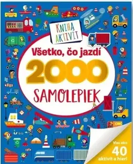 Nalepovačky, vystrihovačky, skladačky Všetko, čo jazdí - 2000 samolepiek
