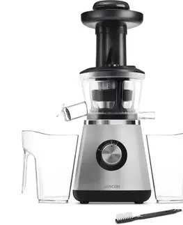 Odšťavovače Sencor SSJ 4041BK Šnekový odšťavovač, strieborná, 