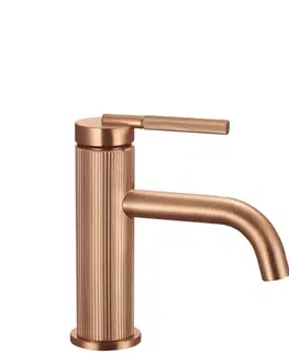 Kúpeľňové batérie REA - Umývadlová batéria Argon Brush Copper Low REA-B2089