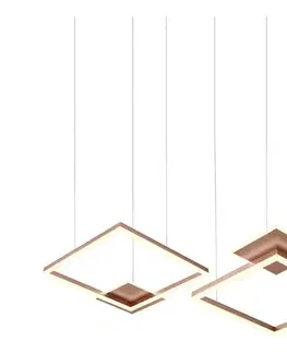 Svietidlá Redo 01-2616 - LED stmievateľný luster na lanku SIGUA LED/137W/230V CRI 90 hnedá 01-2616