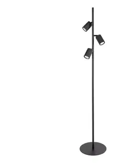 Lampy  SL.2016 - Stojacia lampa KARBON 3xGU10/10W/230V čierna SL.2016