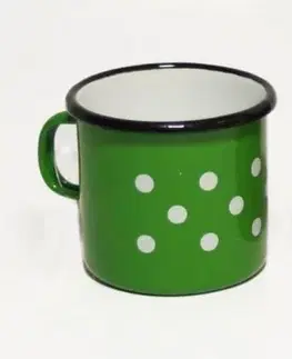 Hrnčeky a šálky Kinekus Hrnček smaltovaný na čaj, kávu, 500ml, dekor bodky