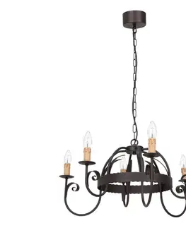 Svietidlá  Luster na reťazi REN 6xE14/15W/230V 9830