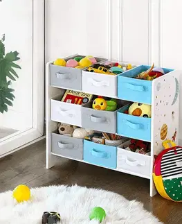 Detské regály Regál na hračky E1033 Autronic