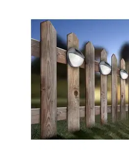 Záhradné lampy Globo 33429-12 - LED Solárne nástenné svietidlo SOLAR 2xLED/0,06W/1,2V IP44 33429-12