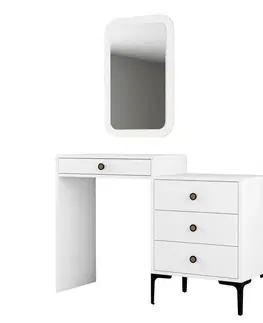 Toaletné Toaletný stolík Lizbon 549 - White
