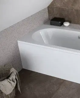 Vane BESCO - Obdĺžniková vaňa VITAE - Nožičky k vani - S nožičkami, Rozmer vane - 180 × 80 cm VANVITAE180 + OLVPINOZSTELWD