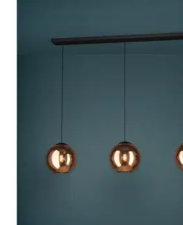 Svietidlá Eglo 390095 - Luster na lanku CORDOBA 3xE27/40W/230V medená 390095