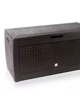 Záhradné úložné boxy NABBI MBM310 záhradná truhlica 310 l hnedá