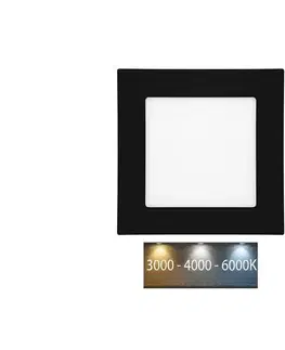 Svietidlá  LED-WSQ-CCT/6W/CR - LED Podhľadové svietidlo RAFA LED/6W/230V IP44 čierna LED-WSQ-CCT/6W/CR