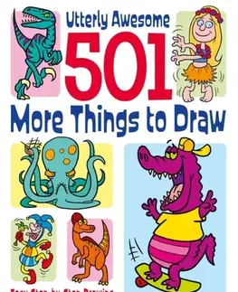 Nalepovačky, vystrihovačky, skladačky 501 More Things to Draw - Nat Lambert