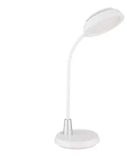 Lampy Globo 58496W - LED Stmievateľná dotyková stolná lampa KIRK LED/12W/230V biela 58496W