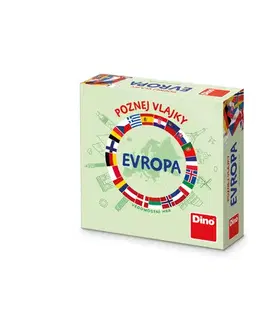 Cestovné hry Dino Cestovná hra Poznaj vlajky: Európa Dino