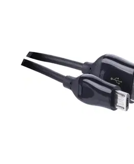 Predlžovacie káble  USB kábel USB 2.0 A konektor/USB B micro konektor čierna SM7004B