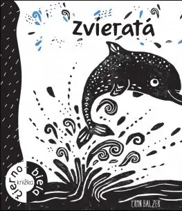 Leporelá, krabičky, puzzle knihy Zvieratá: Čiernobiela knižka - Erin Balzer