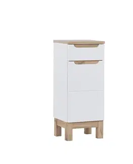 Skrinky do kúpeľne ArtCom Kúpeľňová skrinka nízka BALI White 810