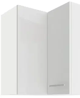 Kuchynské skrinky visiace Skrinka do kuchyne LARA biely 60X60 GN-72 2F (90°)