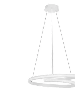 Svietidlá Redo 01-4360 - LED stmievateľný luster na lanku TORSION LED/40W/230V biela 01-4360