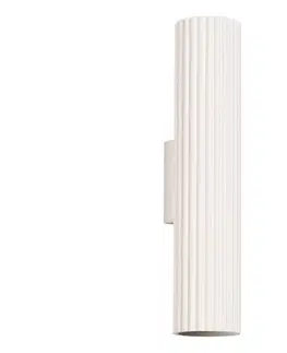 Svietidlá  SL.1596 - Nástenné svietidlo KARBON 2xGU10/10W/230V krémová SL.1596