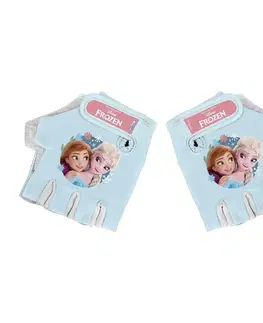 Cyklistické rukavice Detské cyklo rukavice Frozen II - svetlo modré