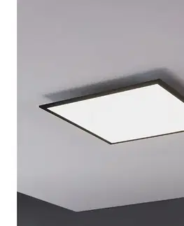 Svietidlá Eglo 900819 - LED Stropné svietidlo SALOBRENA LED/33W/230V 60x60 cm čierna 900819
