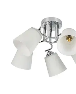 Svietidlá  Prisadené stropné svietidlo PAFOS 5xE27/15W/230V v lesklom chróme ML2261