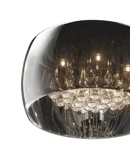 Lampy Zuma Line Náhradné univerzálne sklo CRYSTAL, JEWEL G9, priemer 40 cm, dymovo-šedé L.S1607-FZ-13