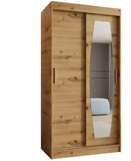 Šatníkové skrine Skriňa Rossa 100 artisan