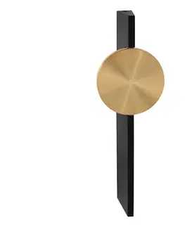 Svietidlá Zuma Line 003064-034753 - LED Nástenné svietidlo FLUX LED/3W/230V čierna/zlatá 003064-034753