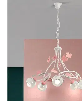Svietidlá ONLI - Detský luster BUTTERFLY 5xE14/6W/230V 4924/5