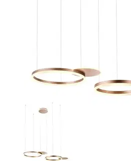 Svietidlá Redo 01-2607 - LED Stmievateľný luster na lanku SIGUA LED/99W/230V 3000K hnedá 01-2607