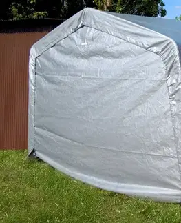 Garážové stany Garážový stan 3,6x9,8m sivá EKONOMY