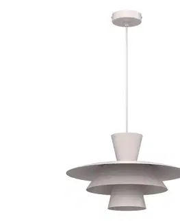 Svietidlá  Luster na lanku PLATO 1xE27/15W/230V krémový 5747