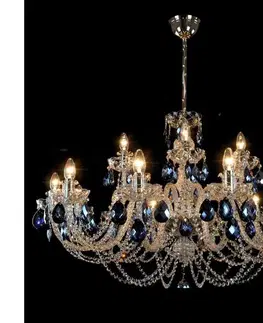 Svietidlá Wranovsky JWZ166182231 - Krištáľový luster na reťazi OCEAN 18xE14/40W/230V JWZ166182231