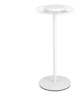 Lampy Eglo 75885 - LED RGBW stmievateľná nabíjateľná dotyková stolná lampa TREPELLA LED/5V 2000 mAh biela 75885