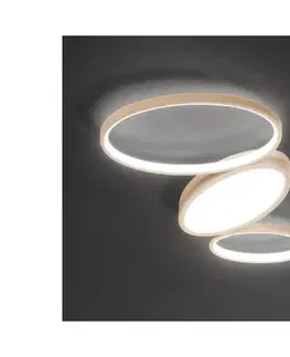Svietidlá Ondaluce - stmievateľné LED stropné svietidlo RICE LED/25W/230V 38x63 cm zlaté PL.RICE/PC-ORO