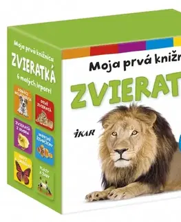 Leporelá, krabičky, puzzle knihy Moja prvá knižnica – Zvieratká, 2.vydanie - Kolektív autorov