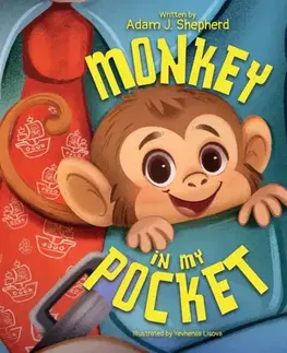 Leporelá, krabičky, puzzle knihy MONKEY IN MY POCKET - ADAM J. SHEPHERD