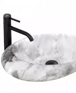 Umývadlá Umývadlo na dosku Roxy Stone L. Grey