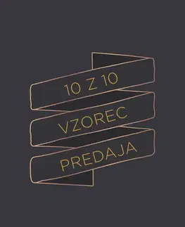 Motivačná literatúra - ostatné 10 z 10 vzorec predaja - Marcel Kamon