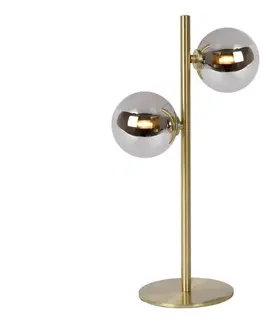Lampy Lucide 45574/02/02 - Stolná lampa TYCHO 2xG9/28W/230V zlatá 45574/02/02