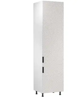 Kuchynské skrinky Korpus Luxeo K04-D60ZLN biely